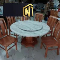 BỘ BÀN ĂN CÓ ĐĨA XOAY TRÒN SANG TRỌNG